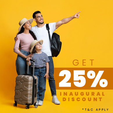 Inaugural Discount of 25% 